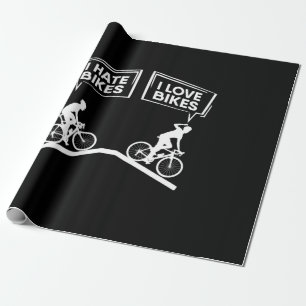 Radfahrer I Liebe Bikes Geschenkpapier