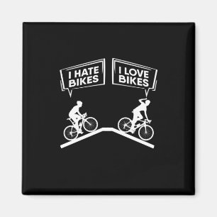 Radfahrer I Liebe Bikes Magnet