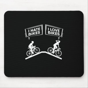 Radfahrer I Liebe Bikes Mousepad