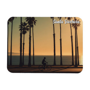 Radfahrer in Santa Barbara Kalifornien Magnet