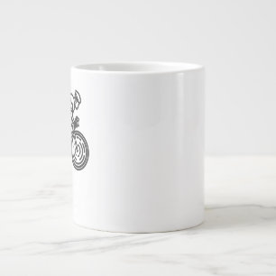 Radfahrer Jumbo-Tasse
