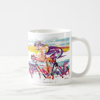 Radfahrer Kaffeetasse