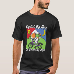 Radfahrer Katzenliebhaber Radfahren Fahrräder Fahr T-Shirt