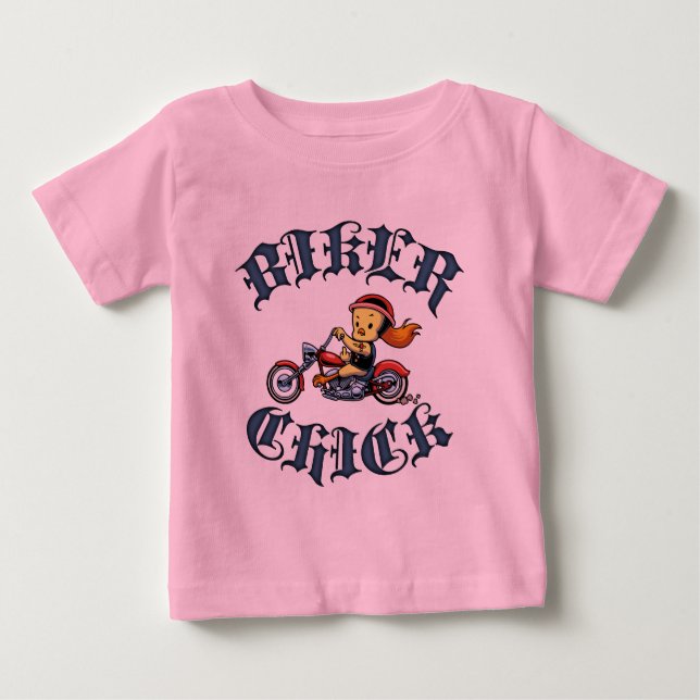 Radfahrer-Küken II Baby T-shirt (Vorderseite)