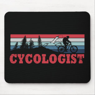Radfahrer-lustiges Sprichwort Mousepad