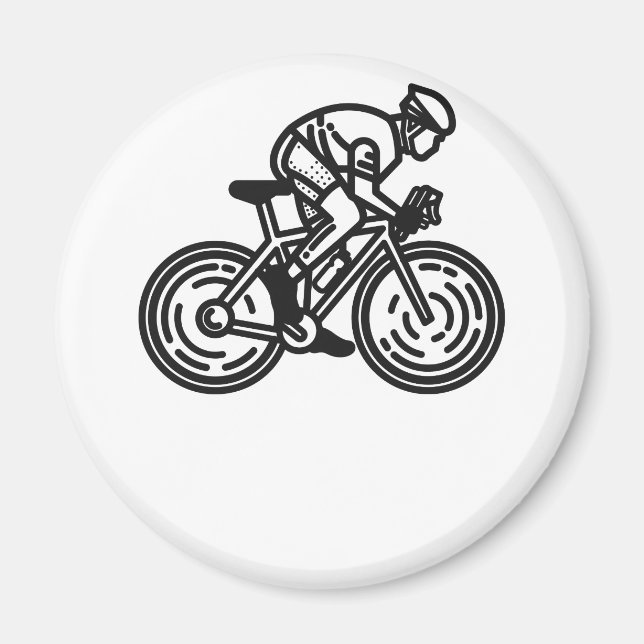 Radfahrer Magnet (Vorne)