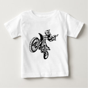 Radfahrer-MotorradMotocross Baby T-shirt