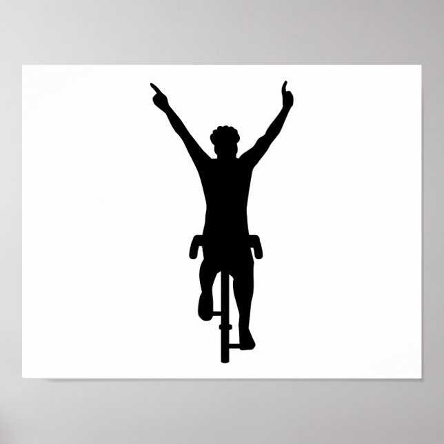 Radfahrer Poster (Vorne)