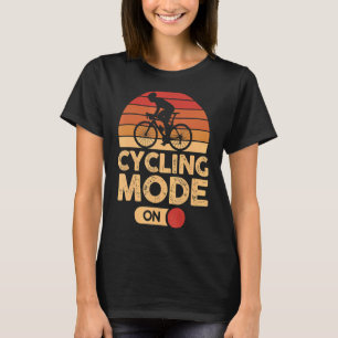 Radfahrer-Radfahrermodus eingeschaltet T-Shirt