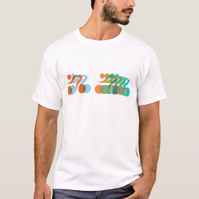 Radfahrer, Radfreaks T-Shirt (Vorderseite)