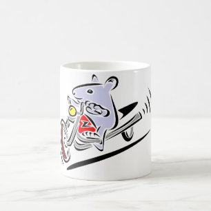Radfahrer-Ratte Kaffeetasse