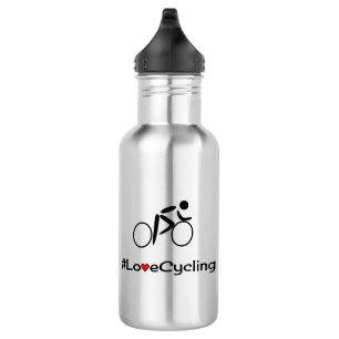 Radfahrer-Slogan für Liebe Trinkflasche