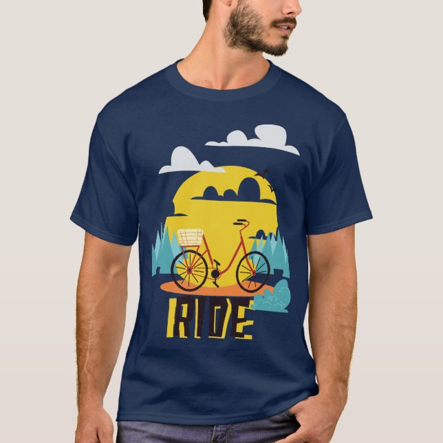 Radfahrer T-Shirt (Vorderseite)