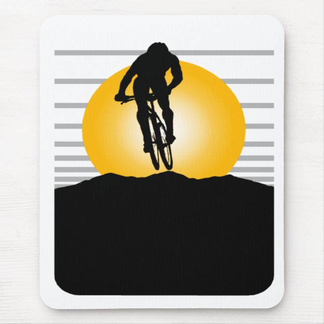 Radfahrer-T - Shirts und Geschenke Mousepad (Vorne)