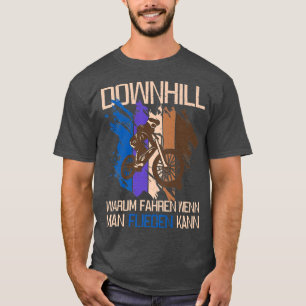 Radfahrer tritt Mountainbike Triathlon Downhill Fa T-Shirt
