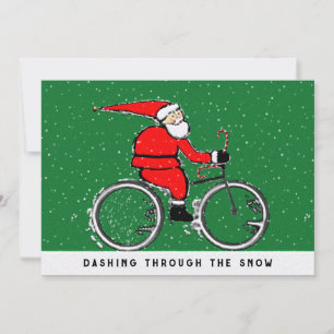 Radfahrer Weihnachten
