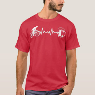 RadfahrerHeartbeat EKG Bicycle Cyclist T-Shirt