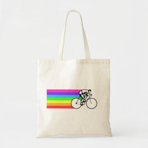 Radfahrerin Tragetasche