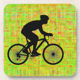Radfahrerin Untersetzer