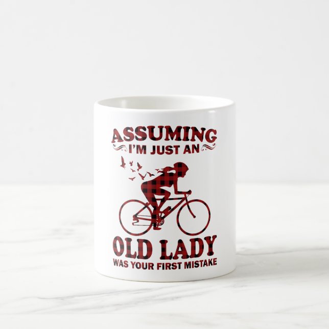 Radfahrerin vorausgesetzt, ich bin nur eine alte D Kaffeetasse (Mittel)