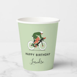Radfahrzeuglage - Fahrradfahrername Pappbecher