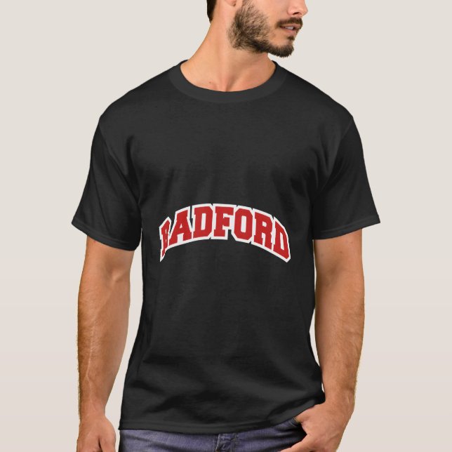 Radford Virginia Varsity Style T-Shirt (Vorderseite)