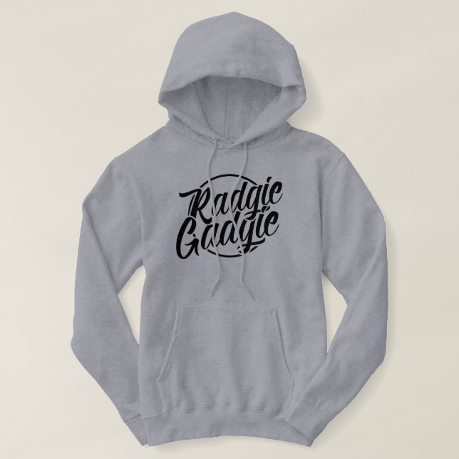 Radgie Gadgie Newcastle Geordie Dialect Hoodie (Design vorne)
