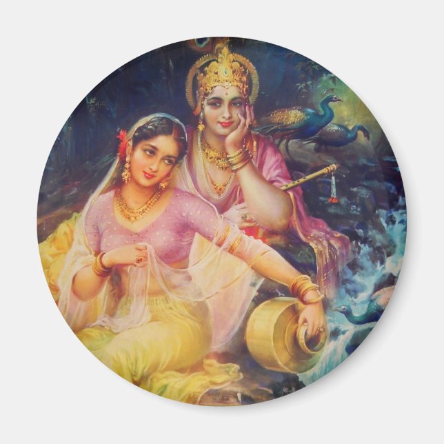 Radha et Krishna magnet (Devant)