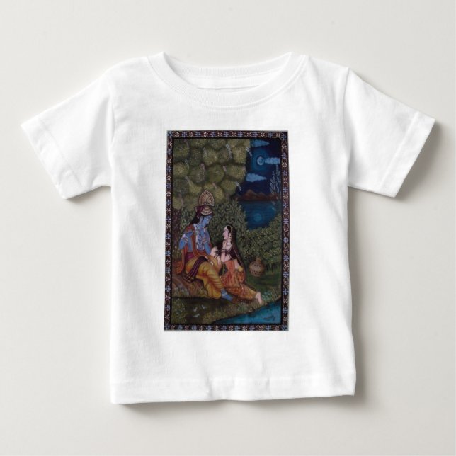 Radha Krishna durch Masoom Sanghi Baby T-shirt (Vorderseite)
