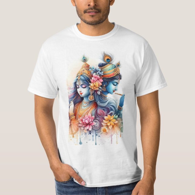 Radha Krishna Handy Wallpaper ; Öffnet eine neue R T-Shirt (Vorderseite)