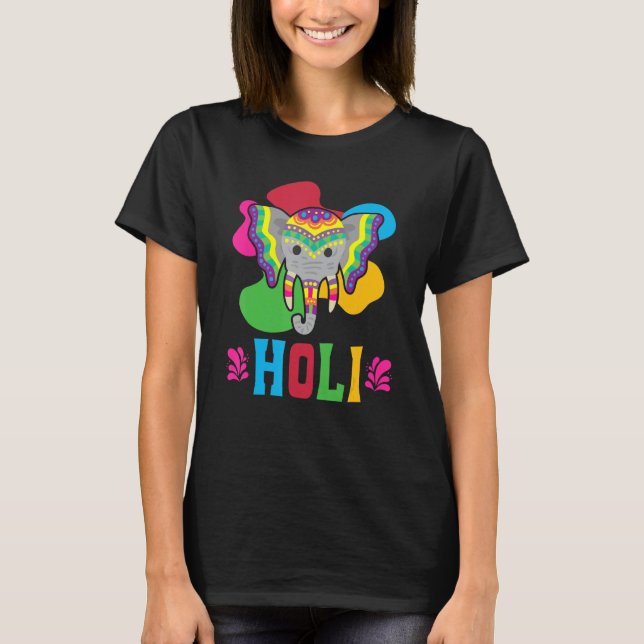 Radha Krishna Hinduismus Hindu Buddhist Holi Festi T-Shirt (Vorderseite)
