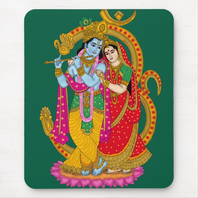 Radha Krishna-Mausepad Mousepad (Vorne)