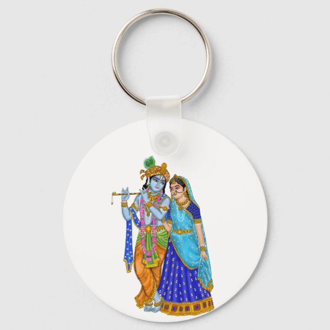 Radha Krishna Schlüsselanhänger (Vorderseite)