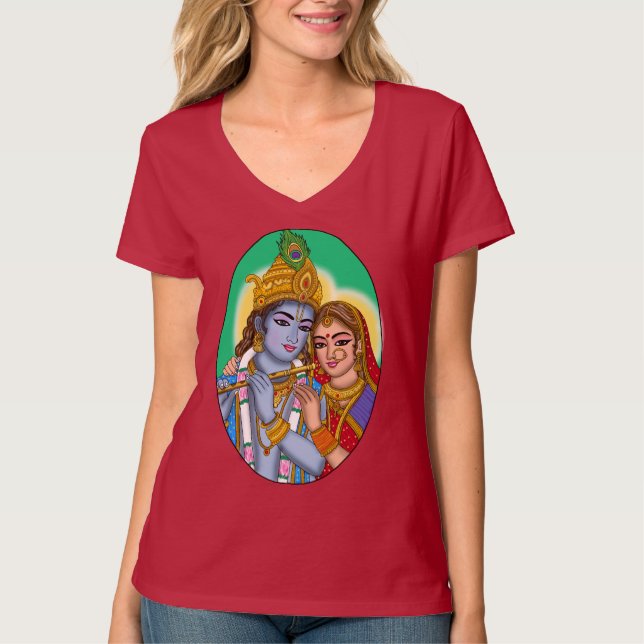 Radha Krishna T-Shirt (Vorderseite)