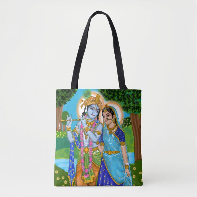 Radha Krishna-Taschentücher Tasche (Vorderseite)