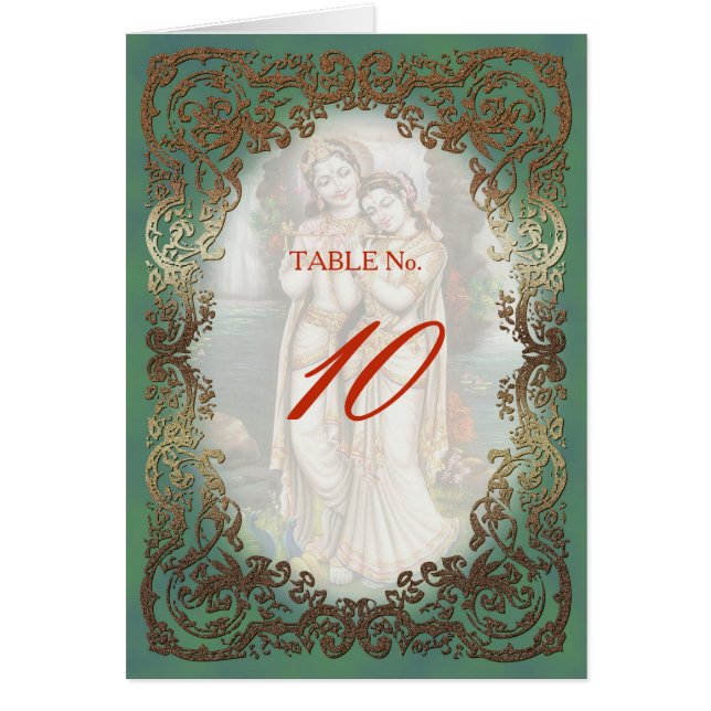 Radha Krishna Wedding Collection - Notecard (Vorne)
