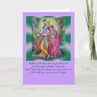 Radha Krishna Worte Karte