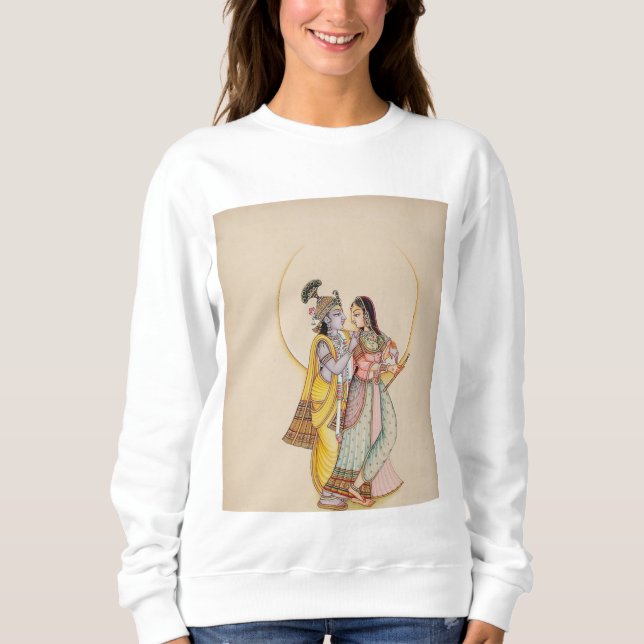 Radhe Krishna Sweatshirt (Vorderseite)
