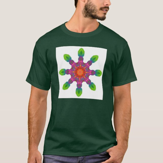 Radial psychedelisch T-Shirt (Vorderseite)