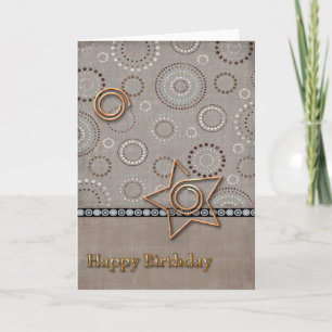 Radial Radial Geburtstag Karte