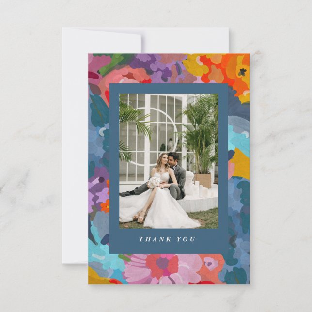 Radialblüten Dankeskarte (Vorderseite)