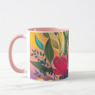 Radiale Blume Tasse