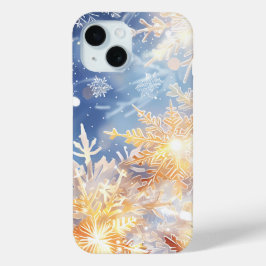 Radialer Snowflake Glow Phone Case