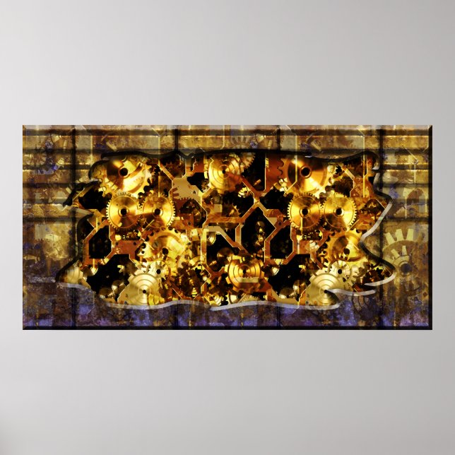 Radiales Steampunk 4 Print Poster (Vorne)