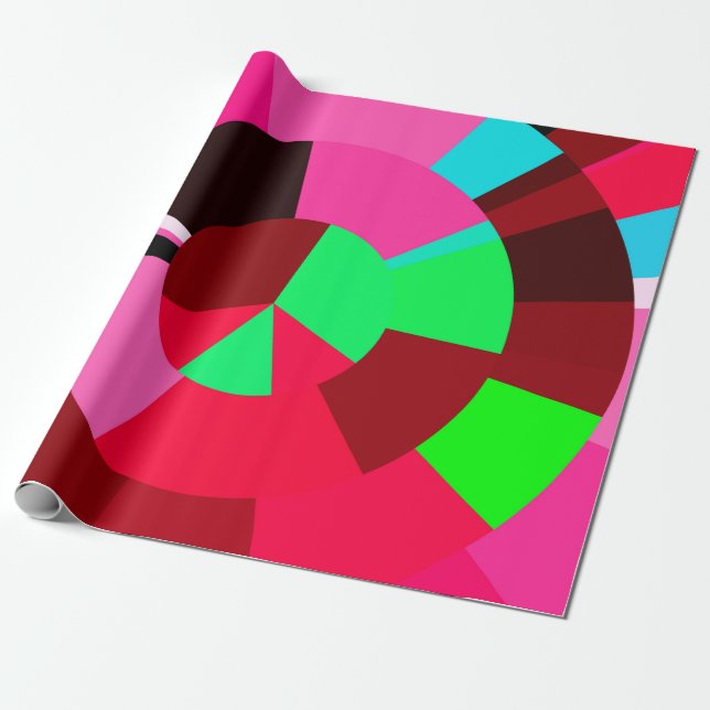 Radialfliesen Geschenkpapier (Ungerollt)