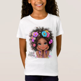 Radialpositionierung Quirky-Girl-T - Shirt