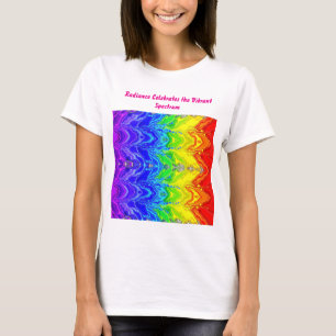 „Radiance“ – Ein abstraktes Pride-Muster T-Shirt