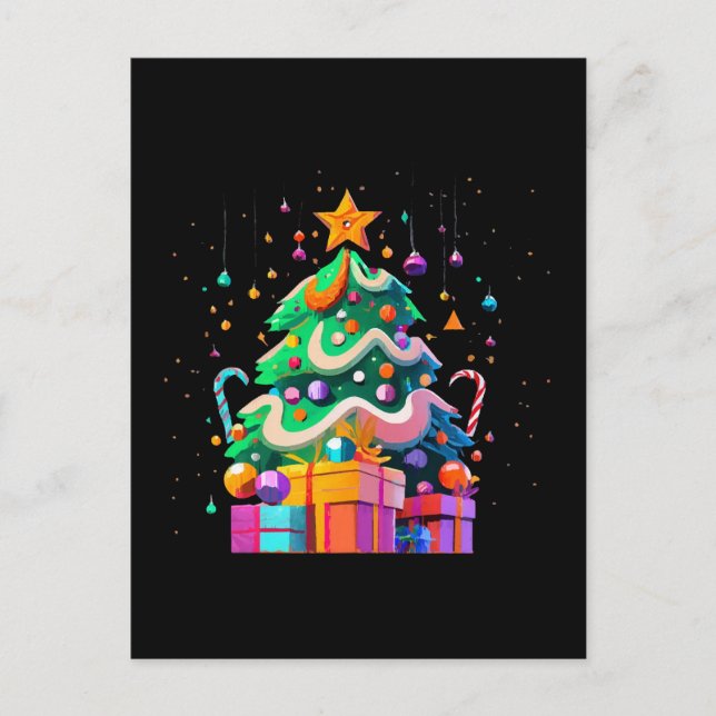 Radiance-Weihnachtsbaum-Magie Postkarte (Vorderseite)