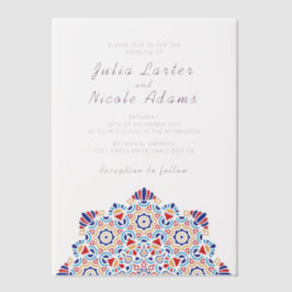 Radiant Airy Crescent Moon Mandala Wedding