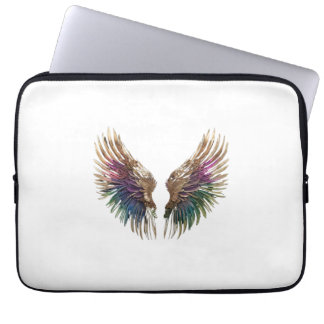 "Radiant Angel Wings Laptop Sleeve" Laptopschutzhülle